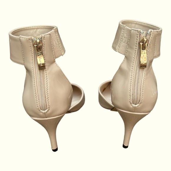 N by Nicole Miller Women’s 8 NM Carty Beige Stiletto Heels with Ankle Strap - Picture 6 of 11